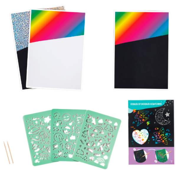 Set de creație Hape Love Play. Learn Mâzgălituri magice E1071 Black Pentru copii, 3+ photo 5