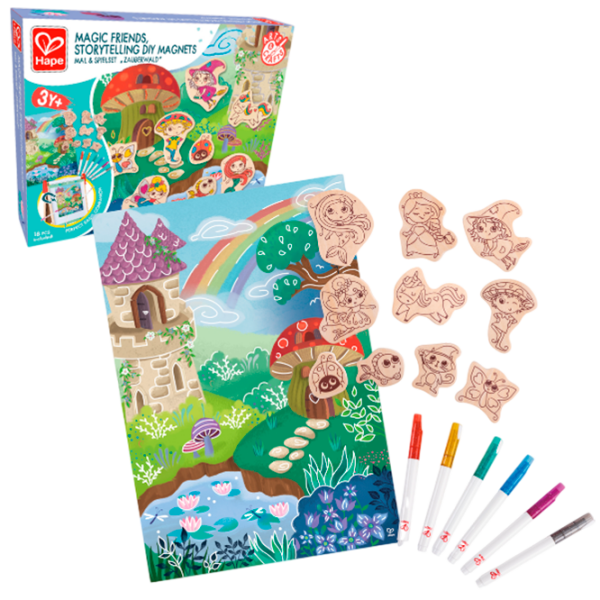Set de creație Hape Love Play. Learn Prieteni magici E1077 Multicolor Pentru copii, 3+ photo 1