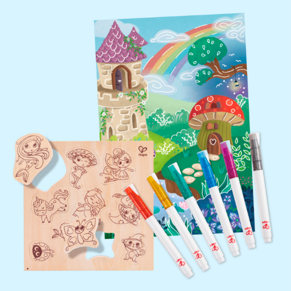 Set de creație Hape Love Play. Learn Prieteni magici E1077 Multicolor Pentru copii, 3+ photo 4
