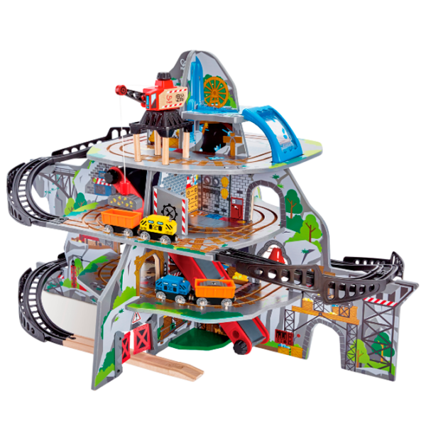 Set jucării Hape Play Essentials Mina muntelui puternic E3753 Gray Pentru băieți, 3+ photo 2
