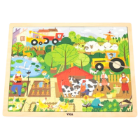 Puzzle VIGA Ferma (44588) Numărul de piese: 48, Vârsta recomandată: 2+