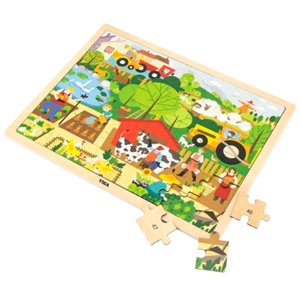 Puzzle VIGA Ферма (44588) Количество деталей: 48, Рекомендуемый возраст: 2+ photo 2