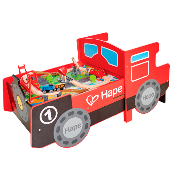 Cтолик игровой Hape Love Play. Learn Поезд E3769 Красный Для мальчиков, 3+ photo 2