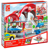 Игровой набор Hape Play Essentials Grand City Station E3725 Синий Для мальчиков, 3+
