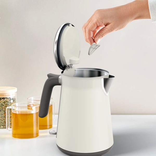 Ceainic electric Tefal KI666AE0 White 2400 W, 1.7l, Material interior: Inox photo 7