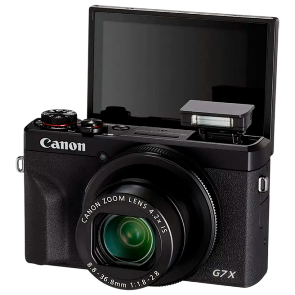 Cameră foto Canon PS G7 X Mark III Vlogger Kit + Kit Black CMOS, 20.1 MP, F 1.8 - F 2.8 photo 7