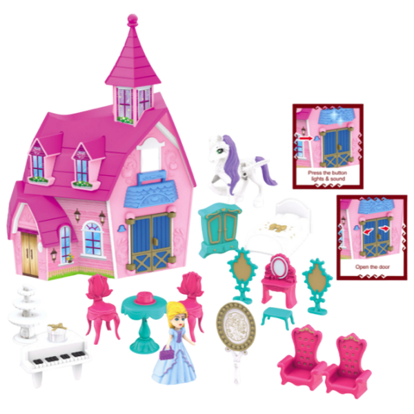 Set Essa Toys Funny Dream Castle căsuță SG-29055 3+ photo 1