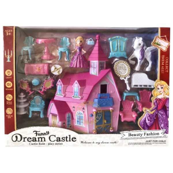 Set Essa Toys Funny Dream Castle căsuță SG-29055 3+ photo 2