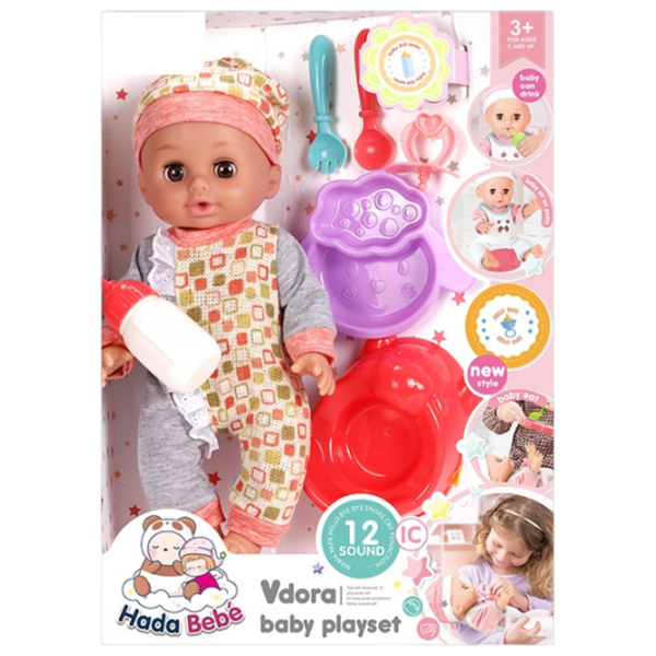 Păpușă Essa Toys Hoda Bebe bebeluș WZB901-3 3+ photo 3