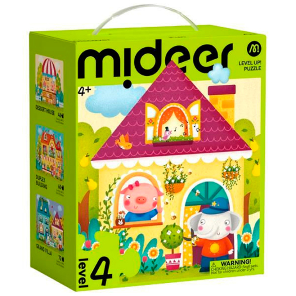 Puzzle Mideer Orășelul de basm (MD1645) Numărul de piese: 180, Vârsta recomandată: 4+ photo 2