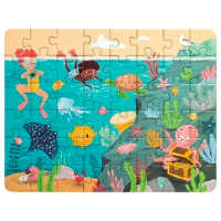 Puzzle Hape Prietenii Oceanului (E1645) Numărul de piese: 144, Vârsta recomandată: 5+