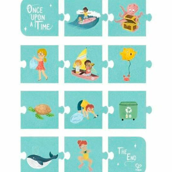 Puzzle Hape Prietenii Oceanului (E1645) Numărul de piese: 144, Vârsta recomandată: 5+ photo 4