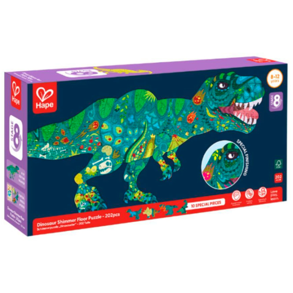 Puzzle Hape Динозавры (E1667) Количество деталей: 202, Рекомендуемый возраст: 8+ photo 2