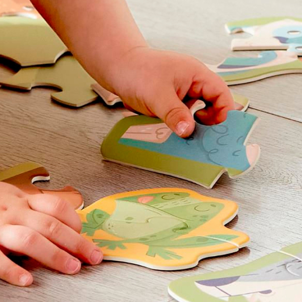 Puzzle Hape Prietenii pădurii (E1650) Numărul de piese: 1000, Vârsta recomandată: 1+ photo 6