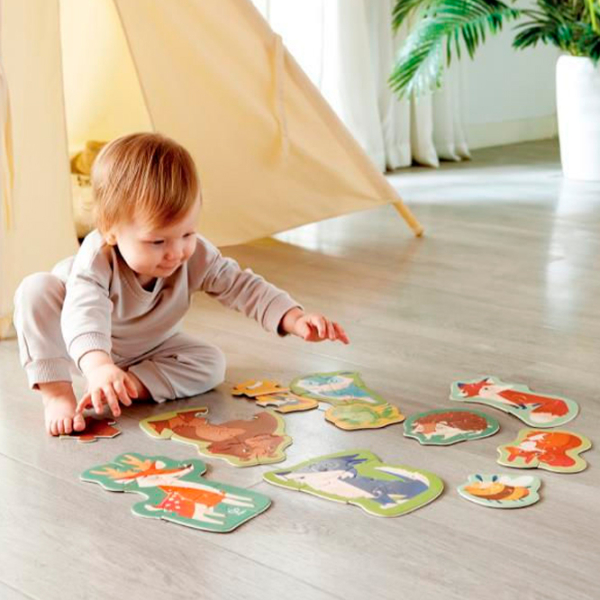 Puzzle Hape Prietenii pădurii (E1650) Numărul de piese: 1000, Vârsta recomandată: 1+ photo 7