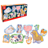 Puzzle Hape Prietenii de la Fermă (E1648) Numărul de piese: 40, Vârsta recomandată: 1+