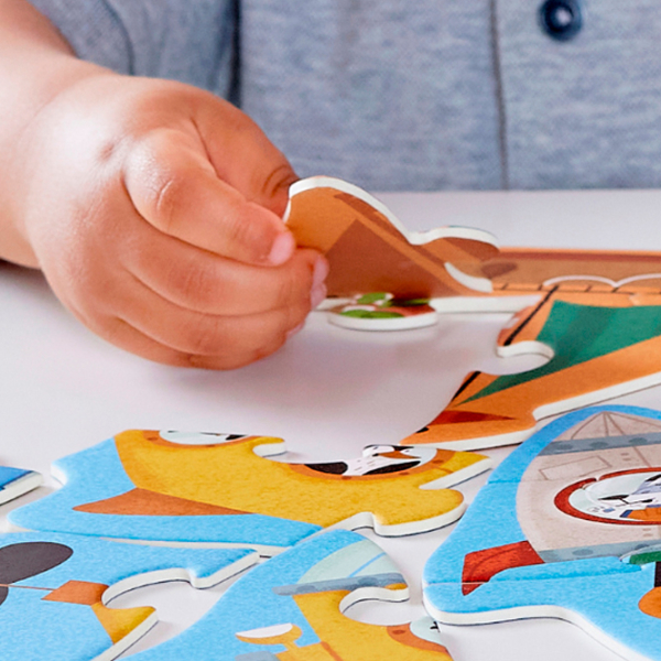 Puzzle Hape Транспорт и машины (E1649) Количество деталей: 60, Рекомендуемый возраст: 1+ photo 6