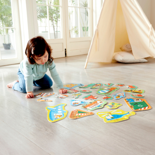 Puzzle Hape Транспорт и машины (E1649) Количество деталей: 60, Рекомендуемый возраст: 1+ photo 7