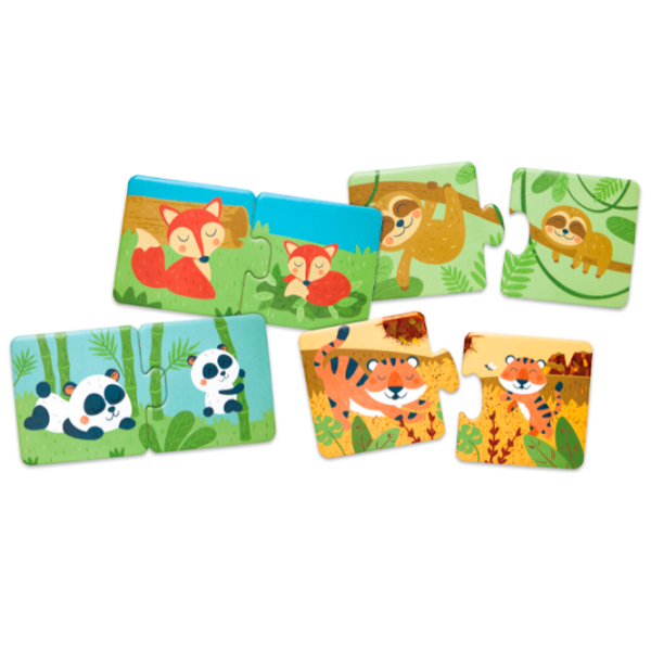 Puzzle Hape Animale și pui (E1664) Numărul de piese: 36, Vârsta recomandată: 1+ photo 7
