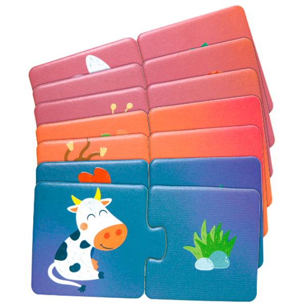 Puzzle Hape Ora gustării animalelor (E1665) Numărul de piese: 36, Vârsta recomandată: 1+ photo 7