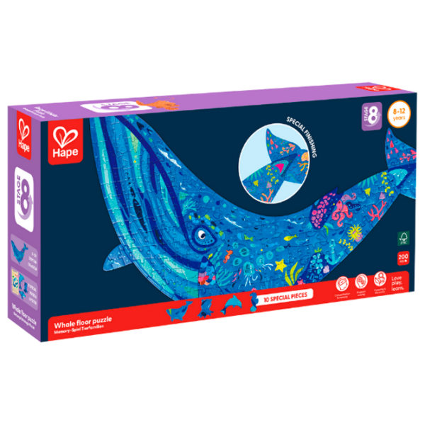 Puzzle Hape Горбатый кит (E1668) Количество деталей: , Рекомендуемый возраст: 6+ photo 3