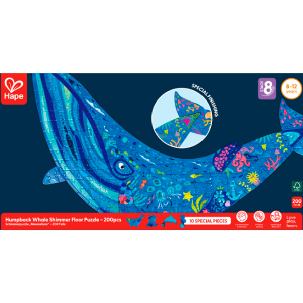 Puzzle Hape Горбатый кит (E1668) Количество деталей: , Рекомендуемый возраст: 6+ photo 7