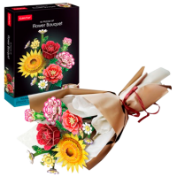 Puzzle 3D CubicFun Buchet de flori (P867h) Numărul de piese: 285, Vârsta recomandată: 6+