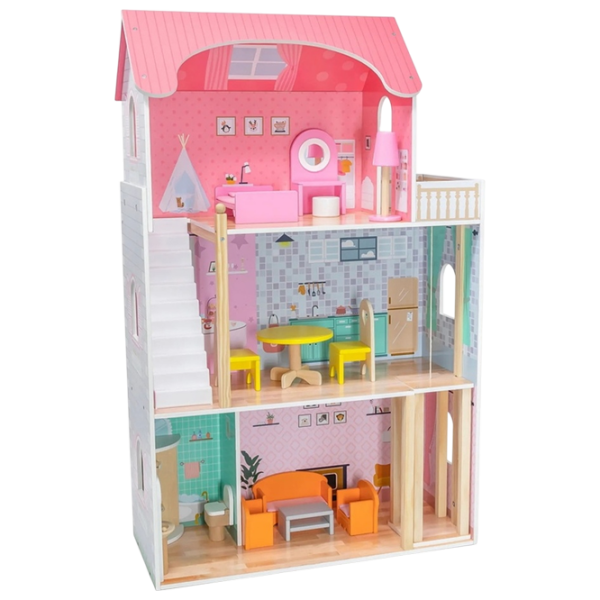 Căsuță pentru păpuși VIGA Doll House căsuță 44570  3+ photo 1