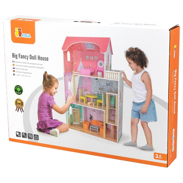 Căsuță pentru păpuși VIGA Doll House căsuță 44570  3+ photo 2