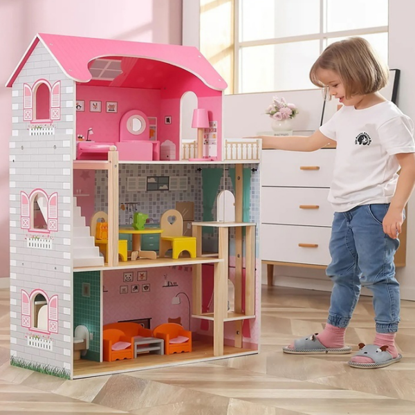 Căsuță pentru păpuși VIGA Doll House căsuță 44570  3+ photo 3