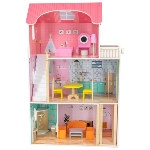 Căsuță pentru păpuși VIGA Doll House căsuță 44570  3+ photo 6
