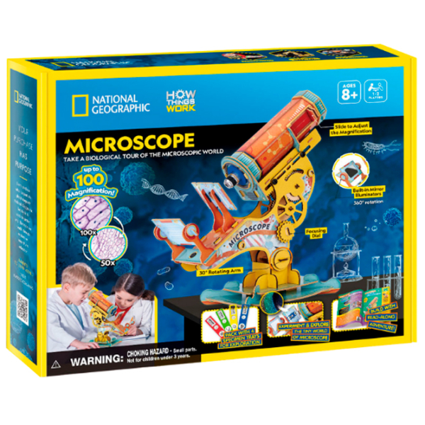 Пазл 3D CubicFun Microscope (DS1127h) Количество деталей: , Рекомендуемый возраст: 6+ photo 3