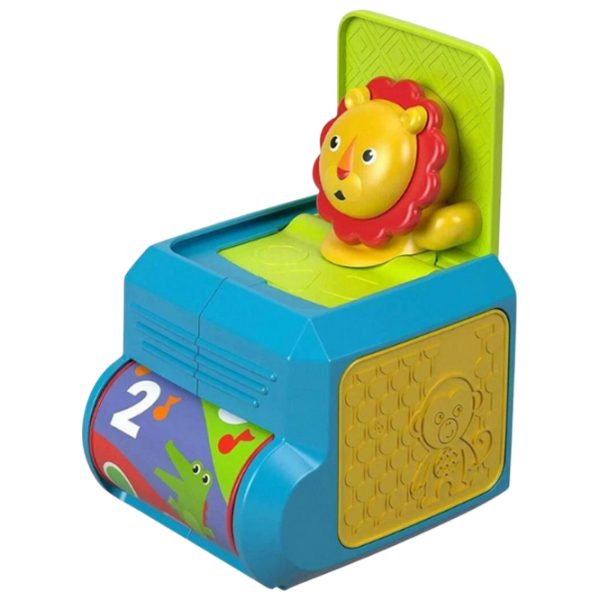Jucărie muzicală Fisher Price Pop-Up Surprise Lion FHF77 Blue 0.5+ photo 2