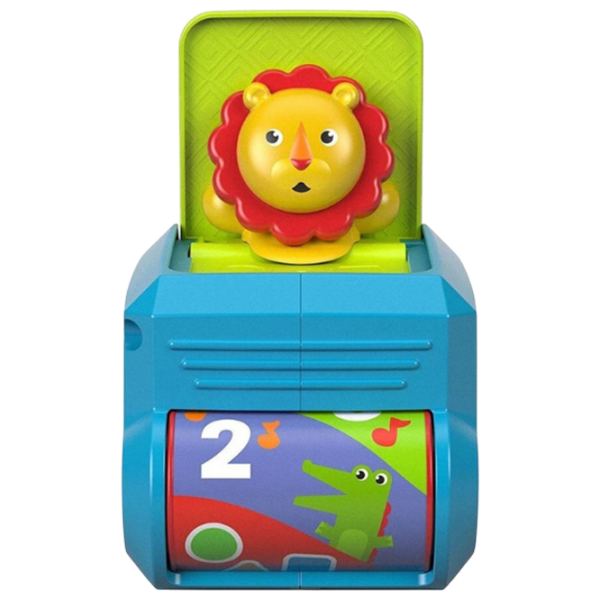 Jucărie muzicală Fisher Price Pop-Up Surprise Lion FHF77 Blue 0.5+ photo 3