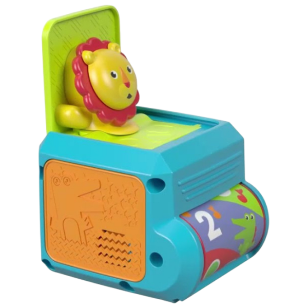 Jucărie muzicală Fisher Price Pop-Up Surprise Lion FHF77 Blue 0.5+ photo 4