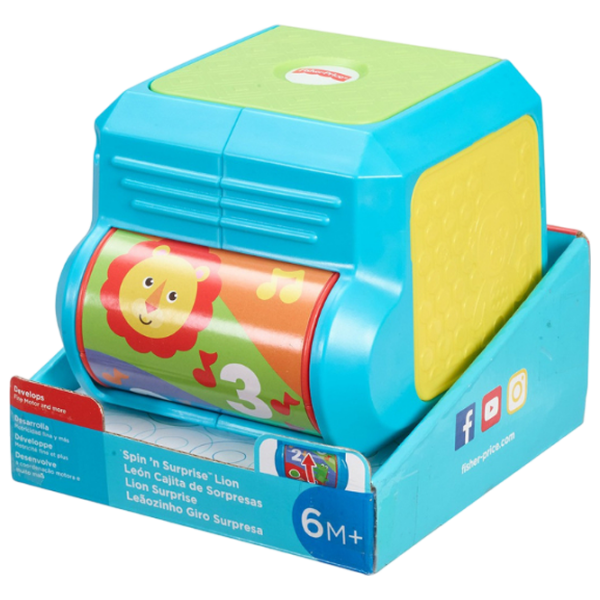 Jucărie muzicală Fisher Price Pop-Up Surprise Lion FHF77 Blue 0.5+ photo 5