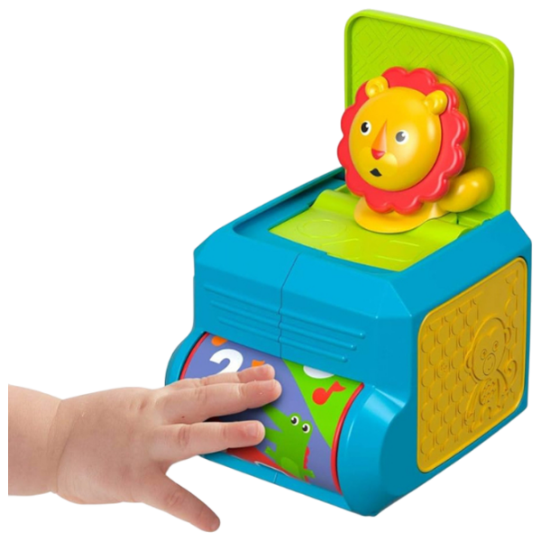 Jucărie muzicală Fisher Price Pop-Up Surprise Lion FHF77 Blue 0.5+ photo 7