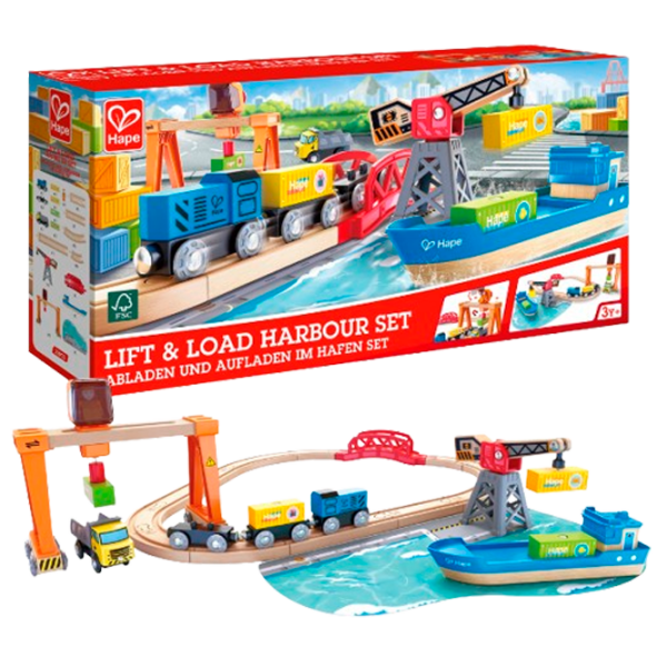 Set de mașini Hape Încărcare și Descărcare în Port E3791
Multicolor
Multicolor