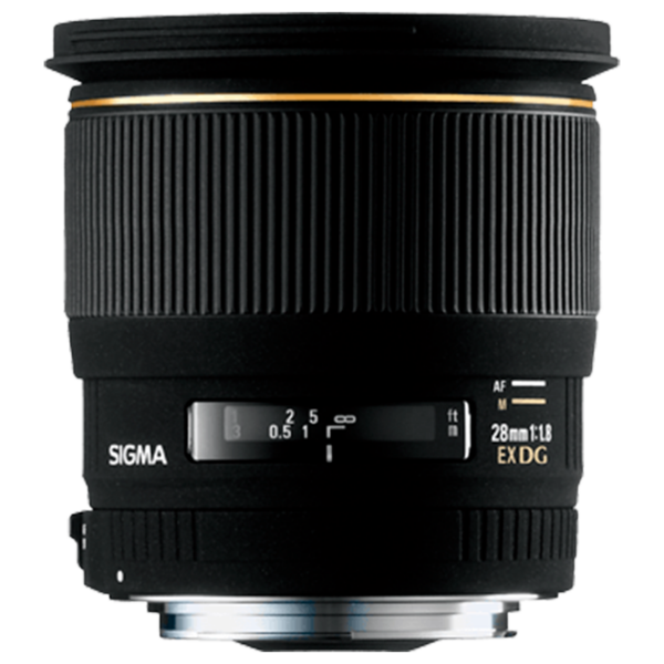 Объектив Sigma AF 28mm f/1.8 EX DG ASPHERICAL MACRO F/Nikon, Черный  photo 1