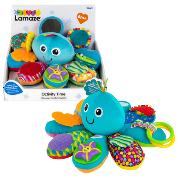 Развивающий набор Tomy Lamaze Octivity Time T27206 Синий 0+