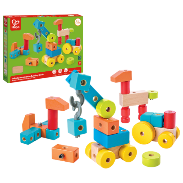 Joc educativ Hape Wonder ABC Blocks E0519 Multicolor 1+