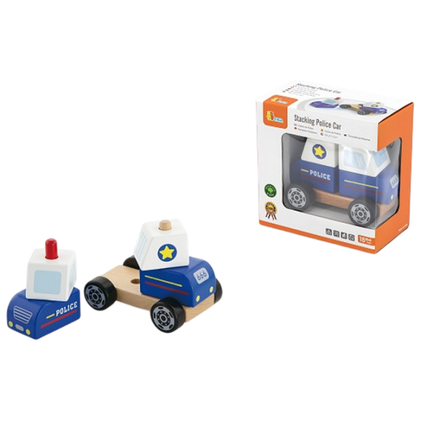Развивающий набор VIGA Police Car 50201 Синий 1.5+ photo 3