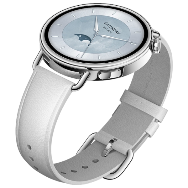 Ceas inteligent Xiaomi Watch S4 Silver 1.32" | 41 mm | Oțel inoxidabil/Piele
|  photo 3