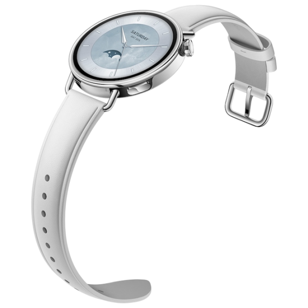 Ceas inteligent Xiaomi Watch S4 Silver 1.32" | 41 mm | Oțel inoxidabil/Piele
|  photo 6