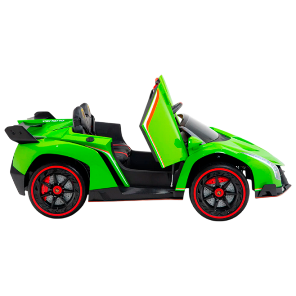 Mașină electrică Lamborghini Veneno Kids car LAMBORGHINI VENENO Green 3+ | 30 kg | 7 km/h photo 5