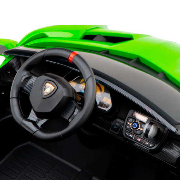 Mașină electrică Lamborghini Veneno Kids car LAMBORGHINI VENENO Green 3+ | 30 kg | 7 km/h photo 11