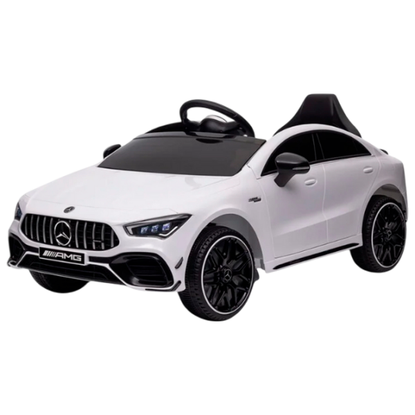 Mașină electrică Mercedes-Benz CLA45 Kids car MERCEDES-BENZ CLA45 White 3+ | 30 kg | 5 km/h photo 1
