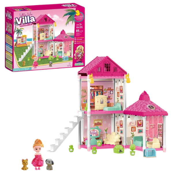 Căsuță pentru păpuși Essa Toys Little Villa căsuță 556-101A 3+ photo 1