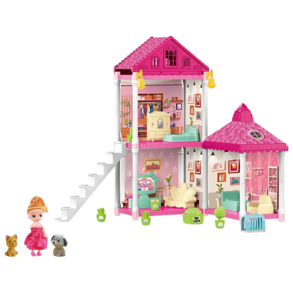 Căsuță pentru păpuși Essa Toys Little Villa căsuță 556-101A 3+ photo 3
