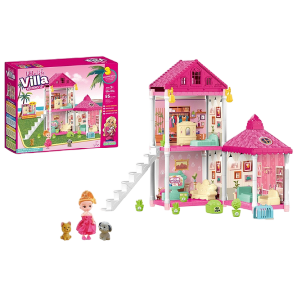 Căsuță pentru păpuși Essa Toys Little Villa căsuță 556-101A 3+ photo 4